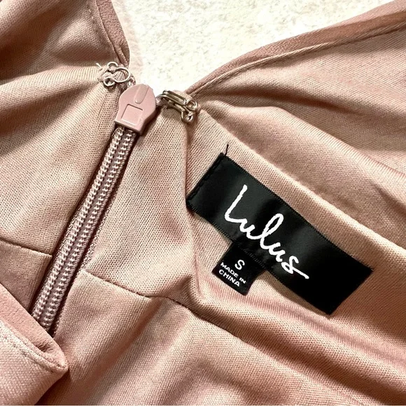 NWOT Lulus Heavenly Hues Taupe Maxi Dress - Picture 12 of 16